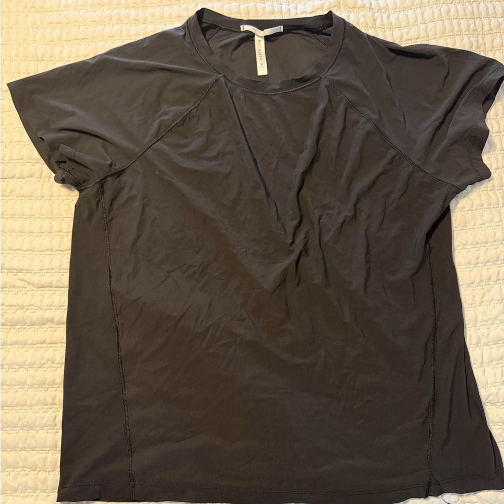 Athleta Black Short Sleeve Tee